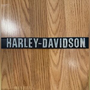 Belt- Harley-Davidson Bling Black Belt with Sparkling Lettering